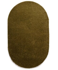 Thick oval rug - Shaggy Trend olive green - overzicht, thumbnail Thick oval rug - Shaggy Trend olive green - overzicht, thumbnail