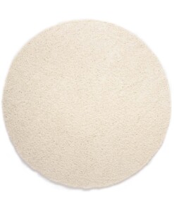 Round thick rug - Shaggy Trend ivory - overzicht