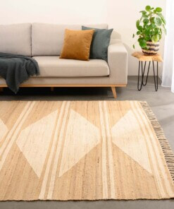 Kilim rug - Lana natural/white - sfeer