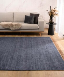 Viscose rug - Gem blue - sfeer