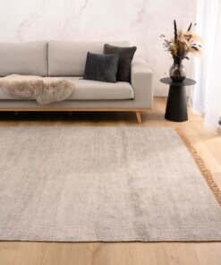 Viscose rug - Gem grey - sfeer