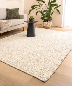 Wool rug - Agder white - sfeer, thumbnail