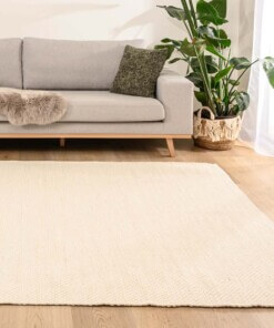 Wool rug - Odda white - sfeer, thumbnail