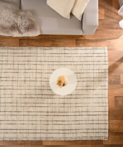 Wool rug - Verdal cream/grey - overzicht sfeer, thumbnail