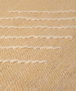 Boho rug​ - Cueva yellow/beige - close up materiaal, thumbnail