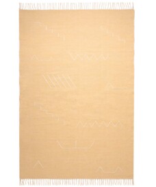 Boho rug​ - Cueva yellow/beige - overzicht, thumbnail
