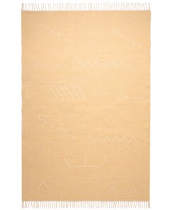 Boho rug​ - Cueva yellow/beige - overzicht