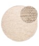 Round wool rug - Ulstein white/grey - overzicht, thumbnail