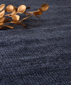 Viscose rug - Gem blue - close up materiaal, thumbnail