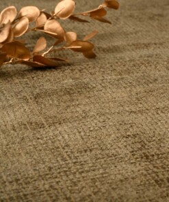 Viscose rug - Gem olive green - close up materiaal, thumbnail Viscose rug - Gem olive green - close up materiaal, thumbnail