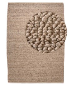 Wool rug - Agder beige - overzicht, thumbnail