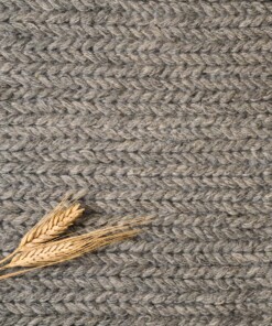 Wool rug - Narvik grey - close up materiaal, thumbnail