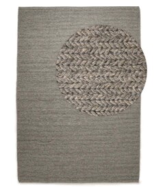Wool rug - Narvik grey - overzicht, thumbnail