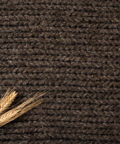 Wool rug - Narvik taupe - close up materiaal, thumbnail