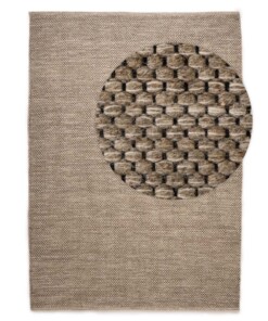 Wool rug - Odda grey/taupe - overzicht