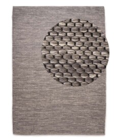 Wool rug - Odda grey - overzicht, thumbnail