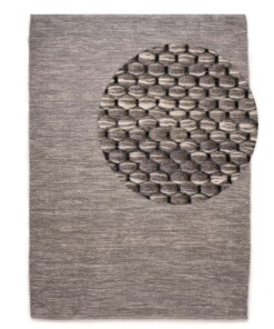 Wool rug - Odda grey - overzicht