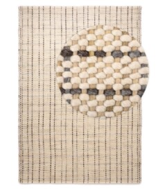 Wool rug - Verdal cream/grey - overzicht, thumbnail