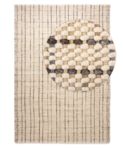 Wool rug - Verdal cream/grey - overzicht, thumbnail Wool rug - Verdal cream/grey - overzicht, thumbnail