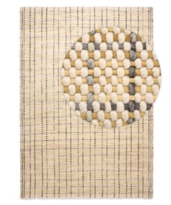 Wool rug - Verdal cream/green - overzicht, thumbnail