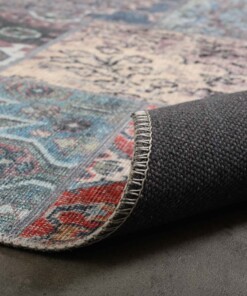 Patchwork rug - Fade Dreamer multi - close up vouw, thumbnail