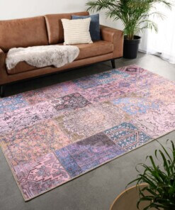 Patchwork rug - Fade Dreamer purple - sfeer