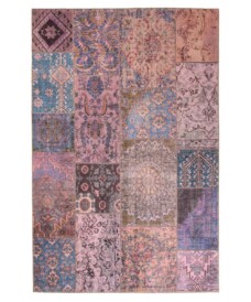 Patchwork rug - Fade Dreamer purple - overzicht boven, thumbnail