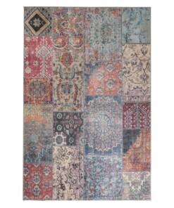 Patchwork rug - Fade Dreamer multi - overzicht boven