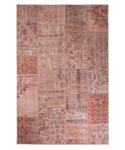Patchwork rug - Fade Heritage beige/terracotta - overzicht boven, thumbnail