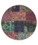 Patchwork round rug​ - Fade No.1 multi - overzicht boven, thumbnail