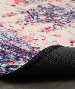 Vintage round rug - Fade No.2 multi - close up vouw, thumbnail Vintage round rug - Fade No.2 multi - close up vouw, thumbnail
