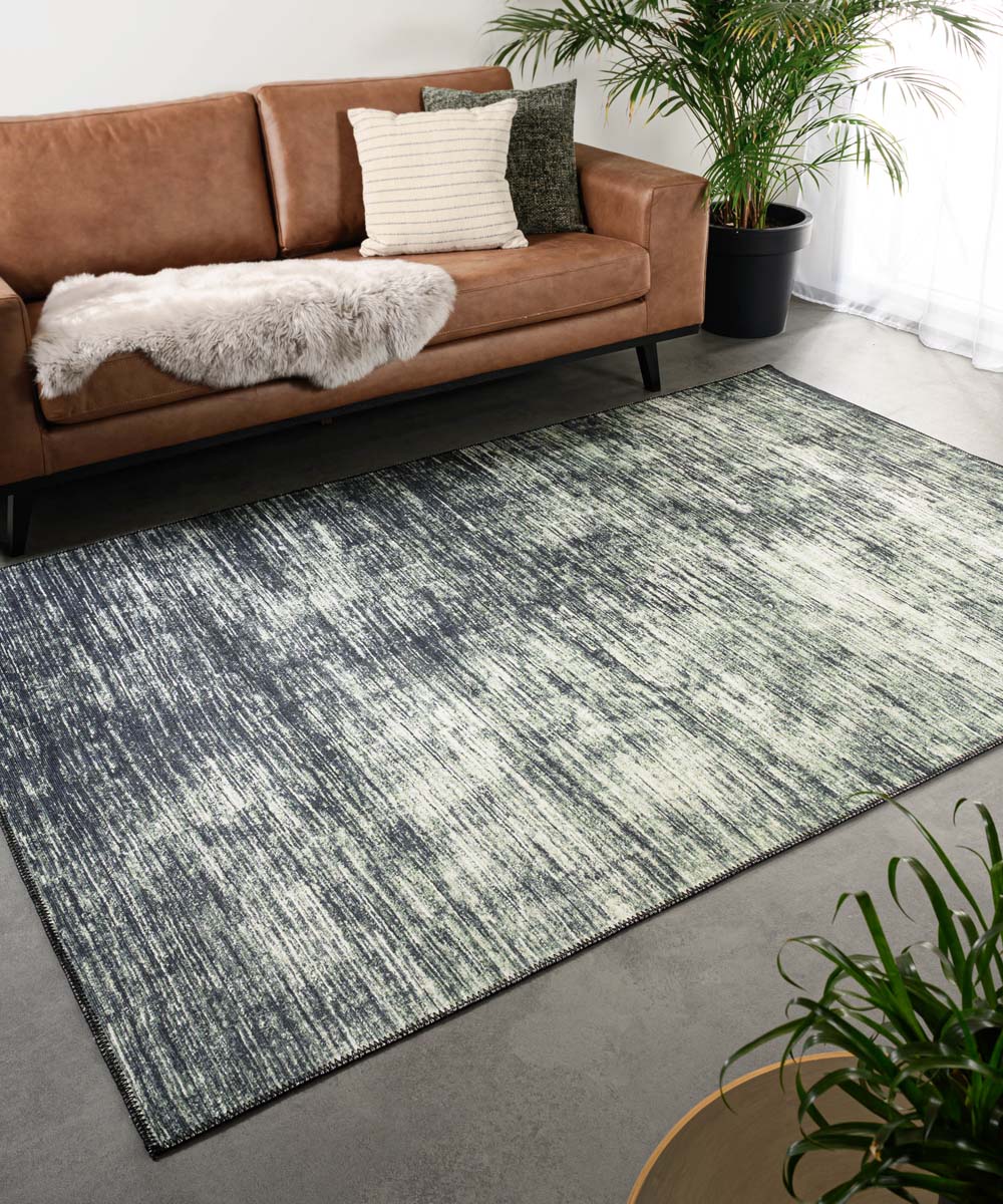 Vintage rug - Fade Blend green - sfeer Vintage rug - Fade Blend green - sfeer