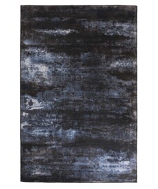Vintage rug - Fade Celestial blue/black - overzicht boven, thumbnail