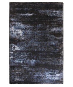 Vintage rug - Fade Celestial blue/black - overzicht boven