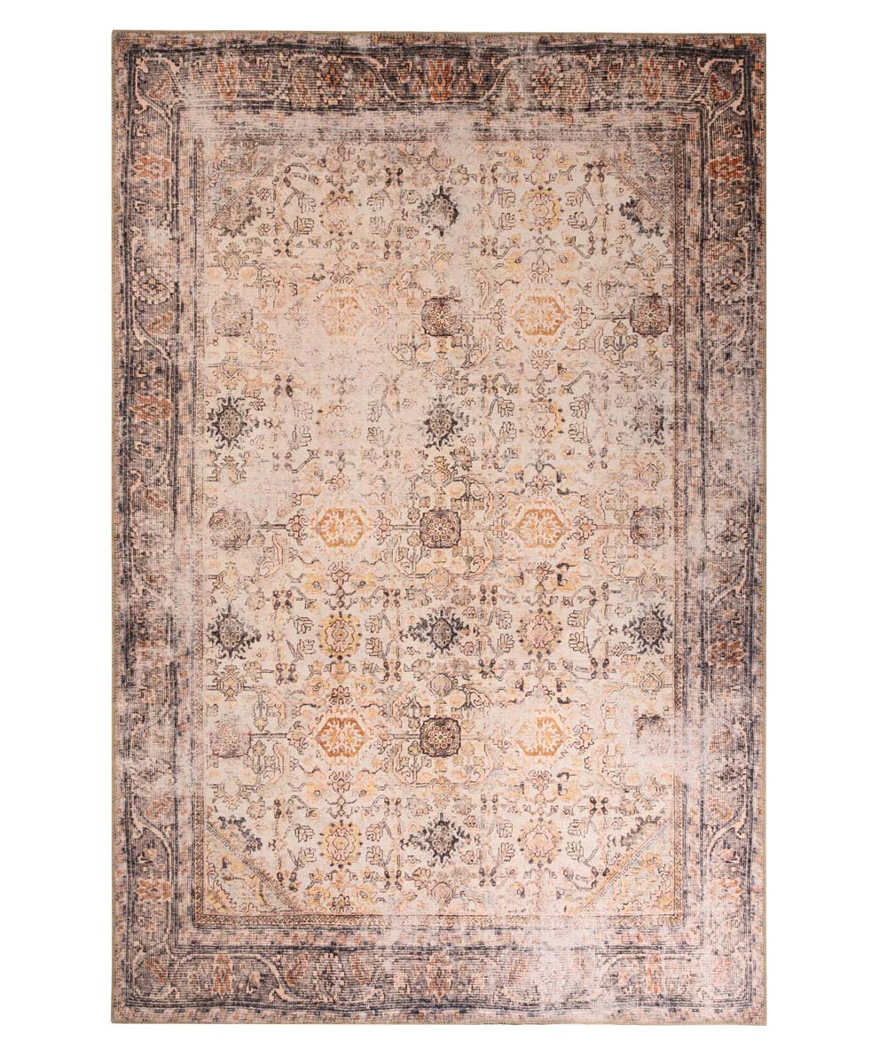 Vintage rug - Fade Charm beige - overzicht boven Vintage rug - Fade Charm beige - overzicht boven