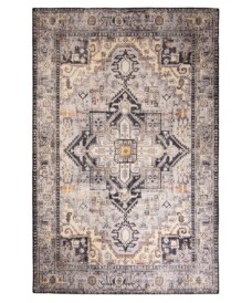 Vintage rug - Fade Mellow grey - overzicht boven, thumbnail