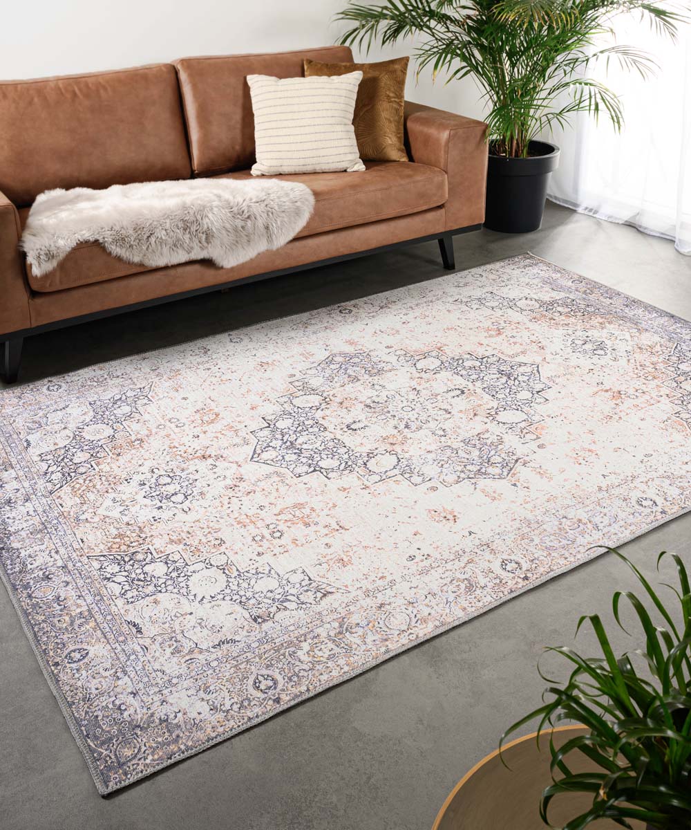 Vintage rug - Fade No.2 grey - sfeer Vintage rug - Fade No.2 grey - sfeer
