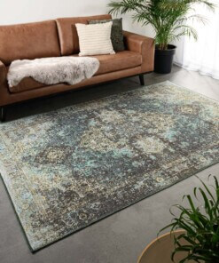 Vintage rug - Fade No.2 green - sfeer