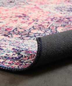 Vintage rug - Fade No.2 multi - close up vouw, thumbnail
