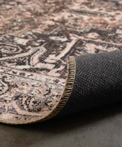 Vintage rug - Fade No.3 beige - close up vouw, thumbnail