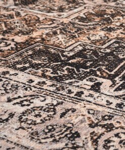 Vintage rug - Fade No.3 beige - close up materiaal, thumbnail
