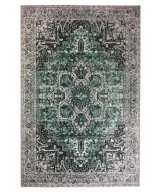 Vintage rug - Fade No.3 green - overzicht boven, thumbnail