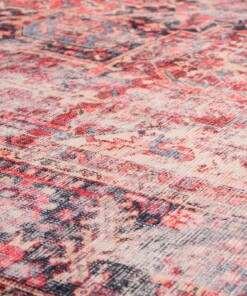 Vintage Rug - Fade Noble Red - close up materiaal, thumbnail