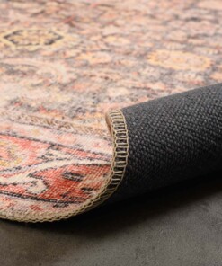 Vintage rug - Fade Prestige beige - close up vouw, thumbnail