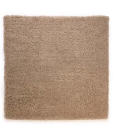 Square thick rug - Cozy Shaggy beige - overzicht, thumbnail
