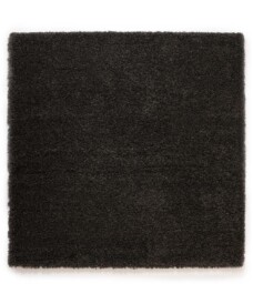 Square thick rug - Cozy Shaggy dark grey - overzicht, thumbnail