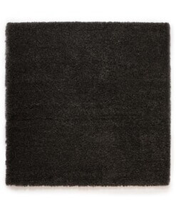 Square thick rug - Cozy Shaggy dark grey - overzicht