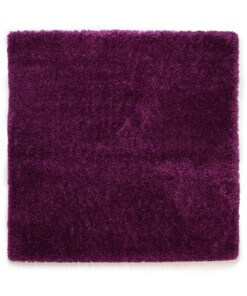 Square thick rug - Cozy Shaggy purple - overzicht