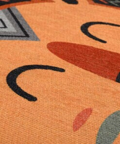 Kids rug lion - Smile terra - close up, thumbnail