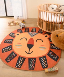 Kids rug lion - Smile terra - sfeer